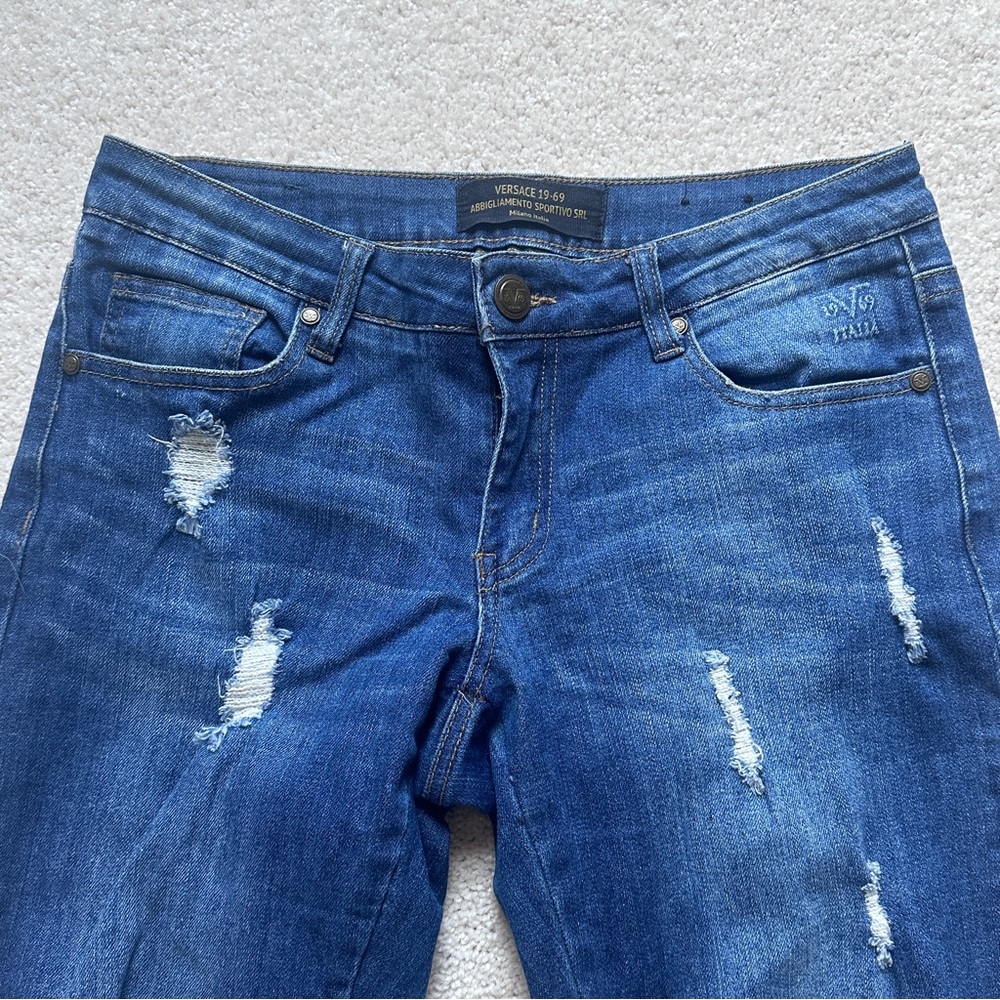 Versace 1969 Ripped Jeans Size 27